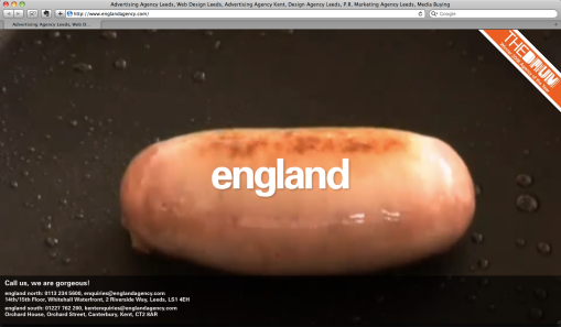 An Agency Called England Homepage Screen Grab